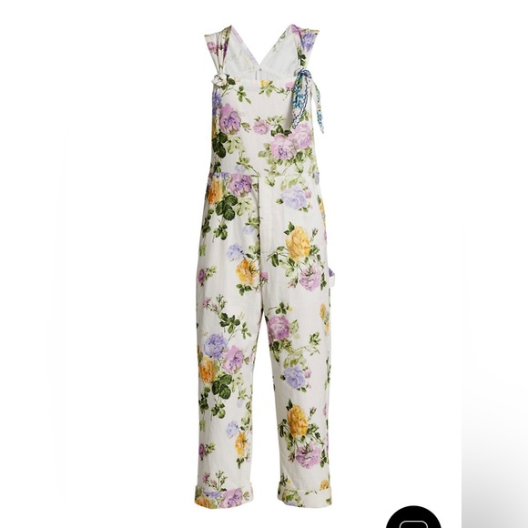 LoveShackFancy Pants - Loveshackfancy Daffy overalls